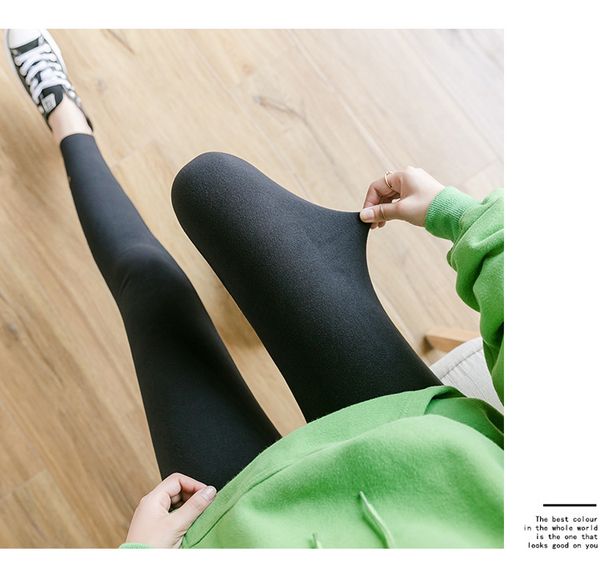

new arrival designer womens leggings with double-faced pile brand pants comfortable luxury outerwear sweatpants large sizes m-4xl optionals, Black