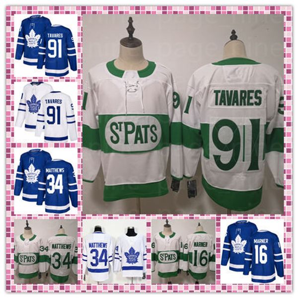 

91 John Tavares Men's new Toronto Maple Leafs Jersey 34 Auston Matthews 16 Mitch Marner Cheap Hockey Jerseys