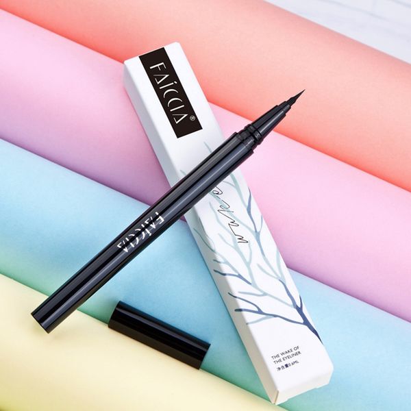 

black eyeliner pencil waterproof natural quick dry eye liner pen beauty long lasting makeup delineador tslm1