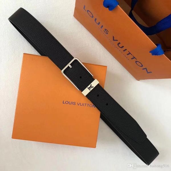 

проектировщик качество высокое мужчин и пряжки верхней одежды мужские пояса оптовых свободных женщин перевозкы груза с коробкой, Black;brown