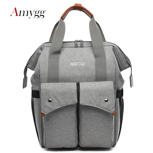 

fashion large capacity women backpack new design oxford breathable multifunction mummy bag theft travel backpack