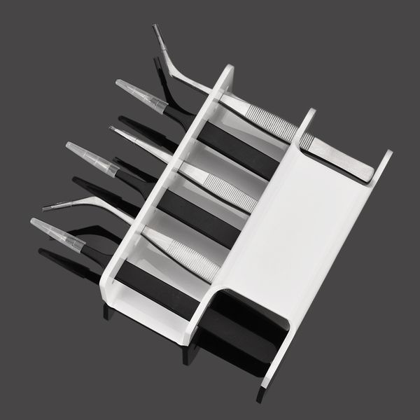 

tweezer stand eyelash extension plastic tweezer holder shelf tweezers positions support eyelash makeup beauty tools