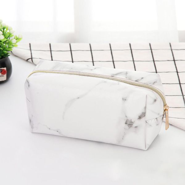 

waterproof travel cosmetic bag leather women neceser make up bag travel organizer case toiletry makeup pouch