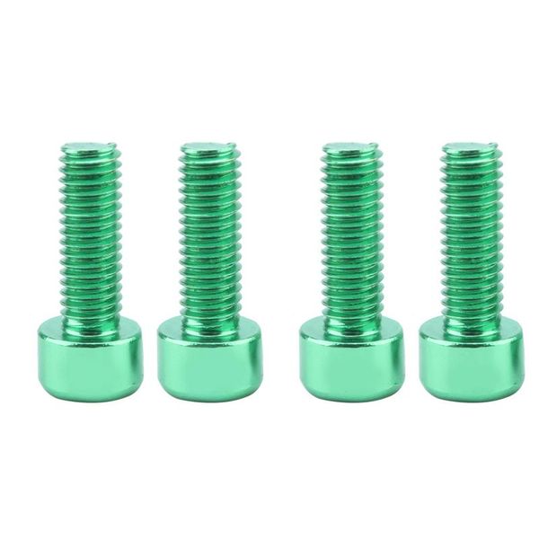 

1 pair bike water bottle cage bolts m5 aluminium alloy hex socket tapping screws