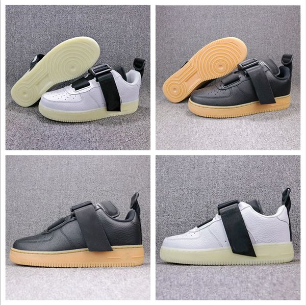 

2019 release utility qs force 1 deconstructs high skate shoe public school tbd mens triple white with size36-44