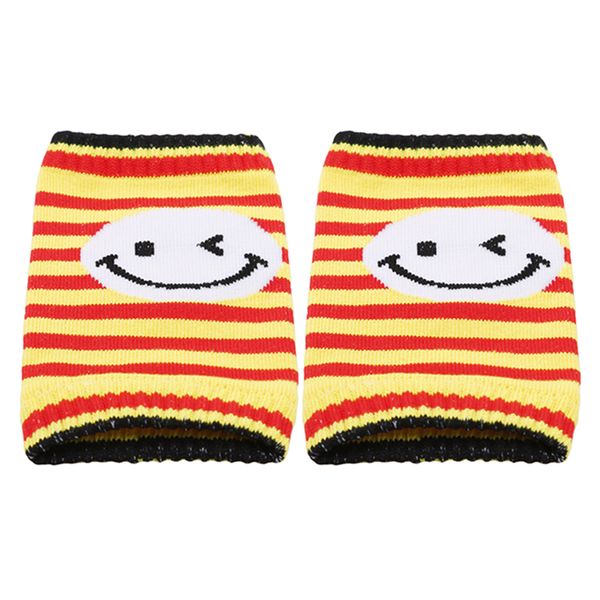 

new baby cartoon pattern leg warmers leggings toddler safety knee pads baby crawling kneecap cotton infant sock elbow pads, Blue