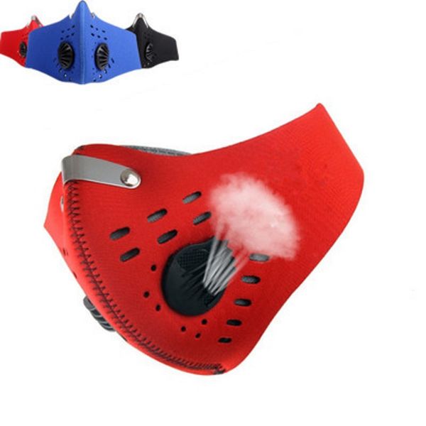 

biking anti dust bike designer face mask with activated carbon man woman running cycling anti-pollution bike face isolation mask with filter