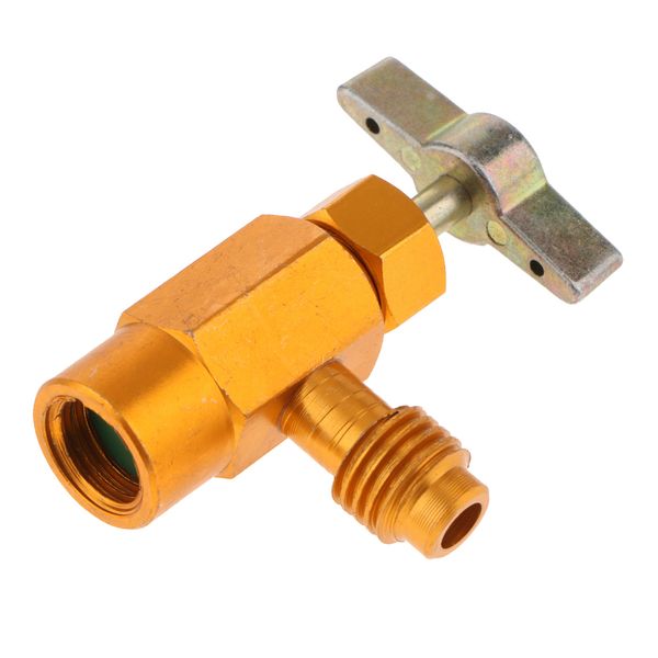 

r134a r134 ac interdynamics dv-134 can tap dispensing valve opener heavy-duty solid metal construction