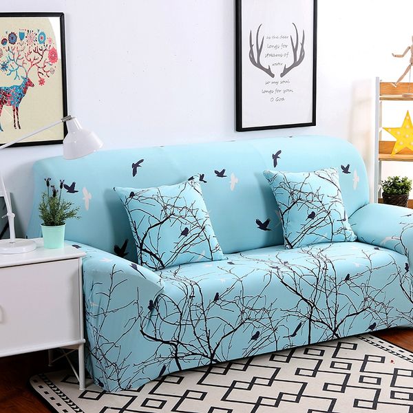 

cartoon floral pattern elastic stretch furniture covers elastic sofa covers for living room slipcover sofa seat cover 1-4 seater