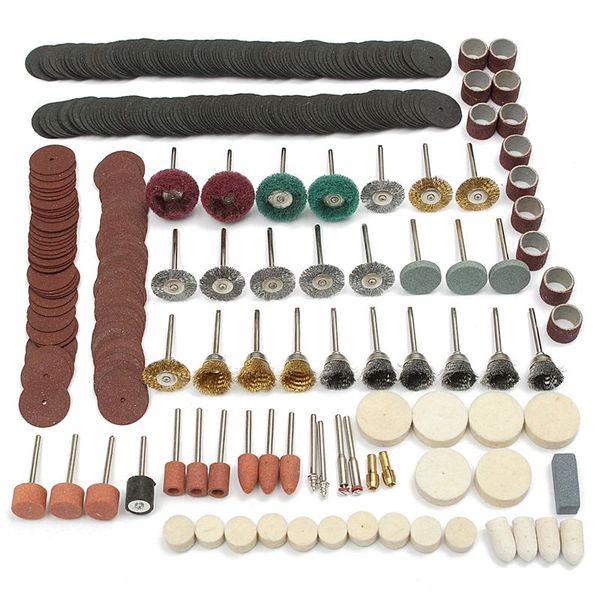 

347pcs grinding sanding polishing rotary tool wheel accessory kit set for dremel