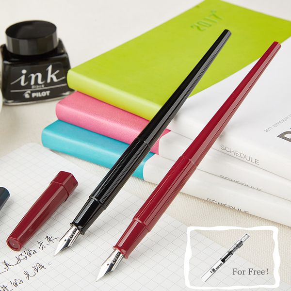 

elegant long pilot desk fountain pen student ef nib 0.38mm medium nib ink pens for writing calligraphy nice pen stationery dpp70