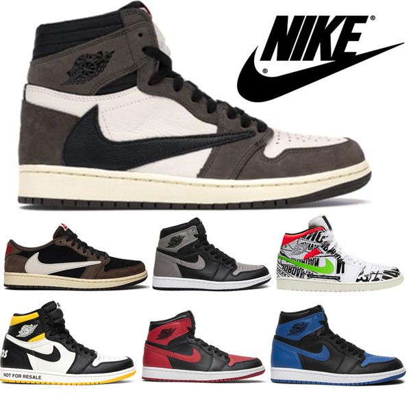 

2019 travi cott air jordan 1 retro high low mocha ca ual hoe chicago banned game royal 3 hattered backboard hadow ize 5 5 13, Black