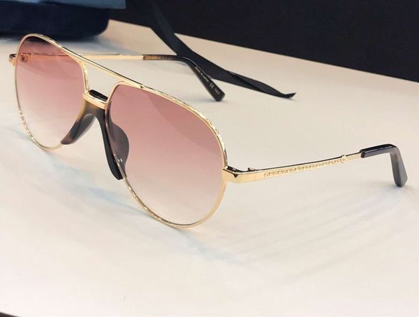 

0432s золото/коричневый затененных пилот солнцезащитные очки sonnenbrille occhiali-да-единственным роскошные дизайнерские солнцезащитные очк, White;black