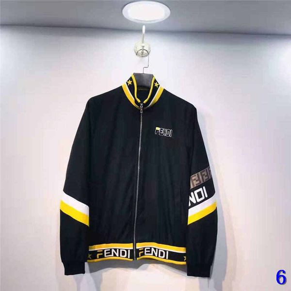 

mens designer jacket winter brand style letters print striped coat luxury windbreaker fahsion for mens women zippers brand jackets6, Black;brown
