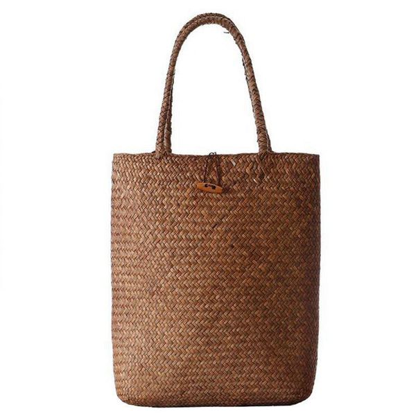 

beach bag for summer big straw bags handmade woven tote women travel handbags designer shopping hand bags