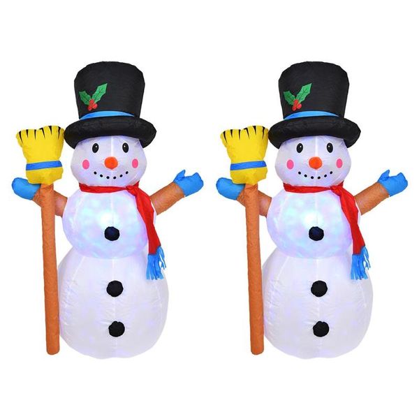

1.2m santa claus inflatable toy outdoor xmas light decor yard arch ornament