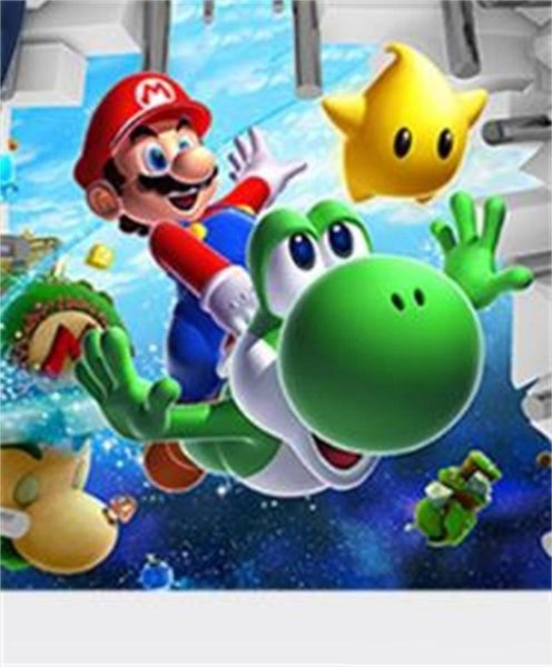 3d View Cartoon Art Wall Sticker Home Decor Super Mario Bros Boy Theme Room Stickers Kids High Quality Pvc 4 8hy Jj Dinosaur Wall Decals Dinosaur Wall