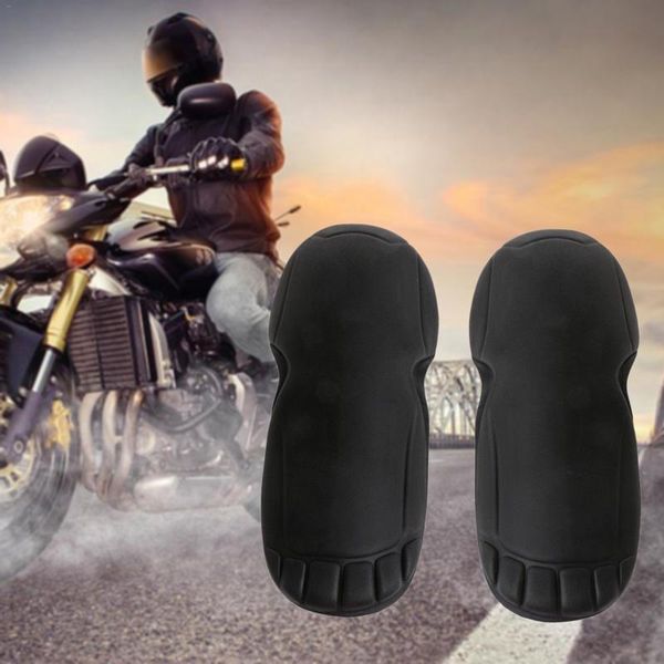 

1 pair eva detachable motorcycle clothing dual use elbow & knee pad protector motorbike protective gear black universal