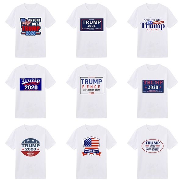 

2020 new fashion trump t shirts hip hop mens designer trump t shirts fashion brand mens womens short sleeve large size trump t shirts dx#bal, White;black
