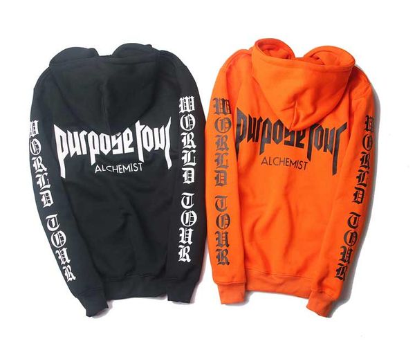

hoodie justin bieber clothing sweatshirt hoodies fg women men hooded loose fleece sweatshirts, Black