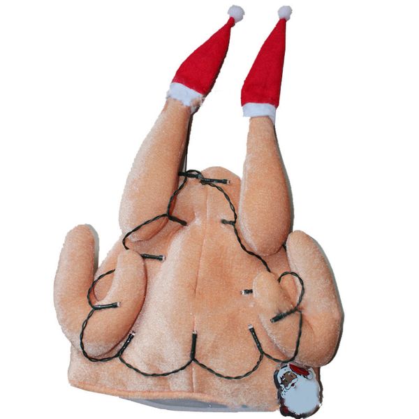 

hat children's toy led hat soft leg turkey festival party ornament