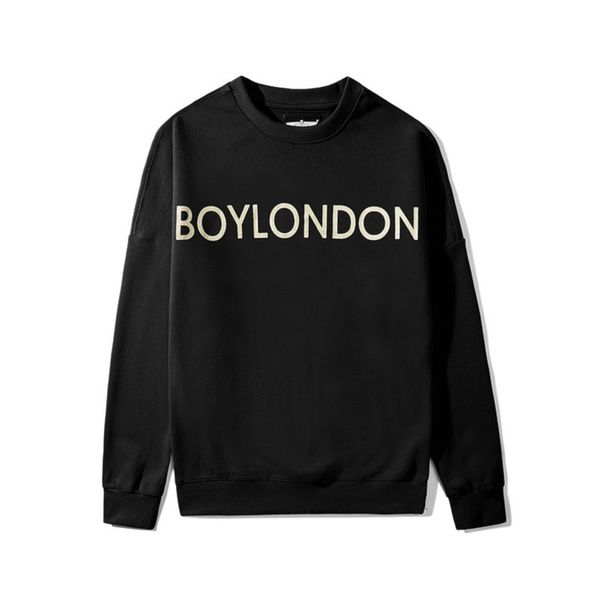 

boy london brand new fashion mens designer hoodies mens by printing sweatshirts long sleeve men women, Black