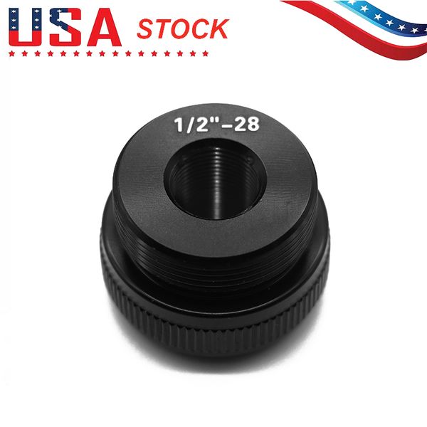 

1/2" x28 Maglite C сотовый Thread адаптер Tail Заглушка черный, свободная быстрая USPS перевозка