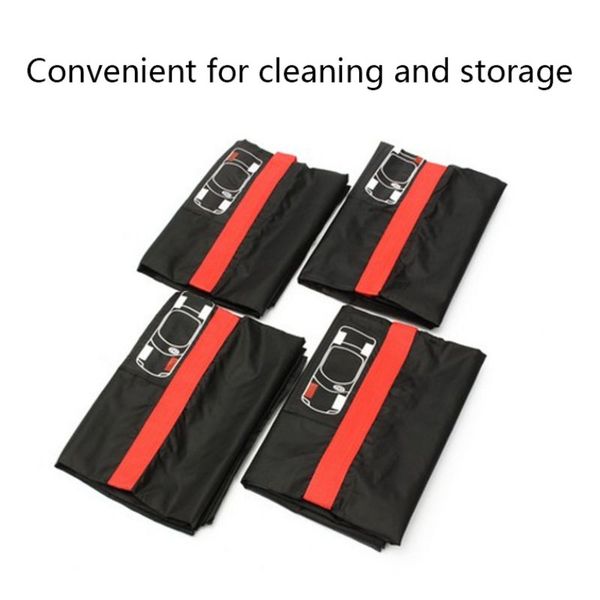 

onewell 4pcs spare tire cover car tires storage bag car tire accessories vehicle wheel protector