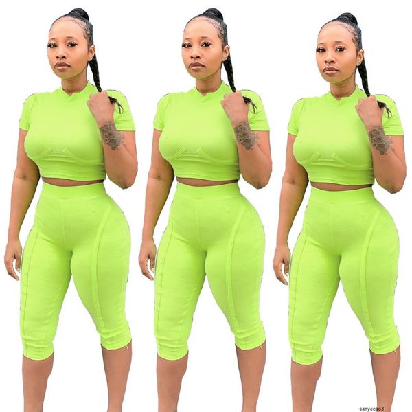

womens designer l8080 casual solid color two-piece seth, White