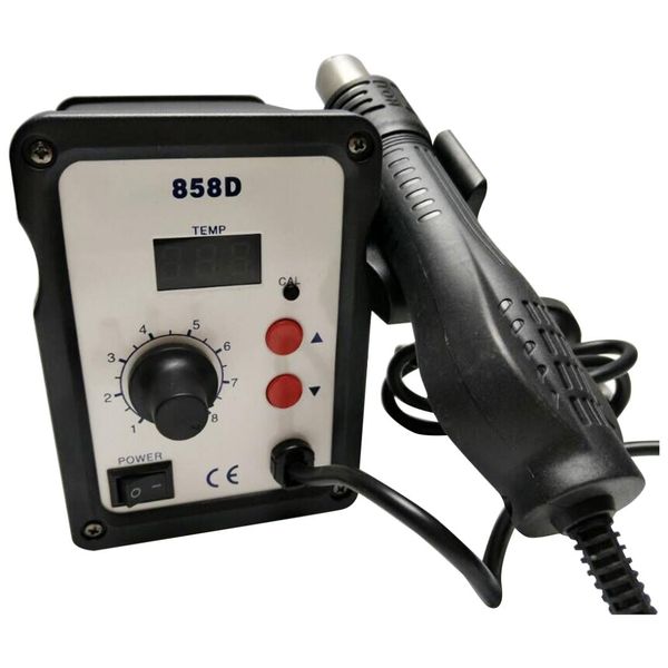 

retail 220v-240v 700w air gun desoldering soldering rework smd station 3 nozzles for smd components soldering and reworking