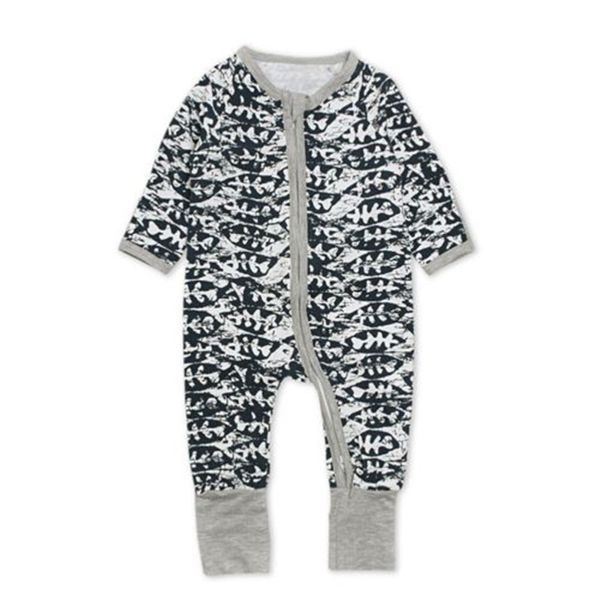 

PUDCOCO Newborn Kid Baby Boy Girl Shark Cotton Clothes Jumpsuit Long Sleeve Romper Kids Warm Playsuit Outfit