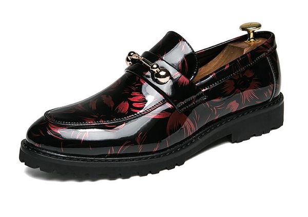 

red pants toe flats black suede patent leather gradient quality chaussure femme man dress loafers shoes axx980