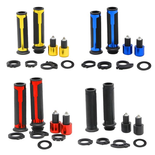 

1 pair motorcycle hand grip autobike handlebar handle durable accessories for racing jld