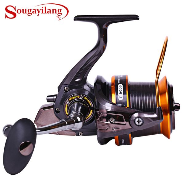 

sougayilang 12+1bb spinning fishing reel big capacity full metal spool jigging trolling long short casting fishing surf reel