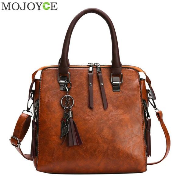 

luxury vintage ladies hand bags totes tassel crossbody bags for women 2019 famous leather woman shoulder messenger bag