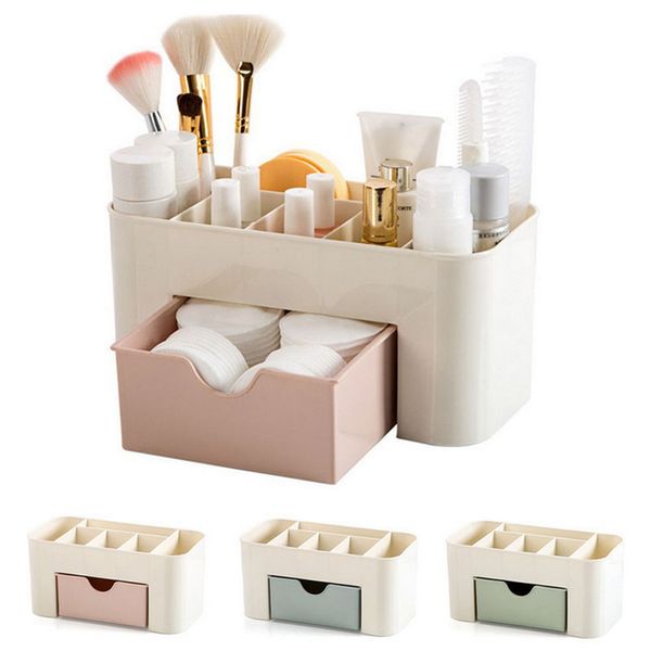 

acrylic makeup box organizers large capacity jewelry cosmetic storage box with drawer plastic lipstick holder sundries container