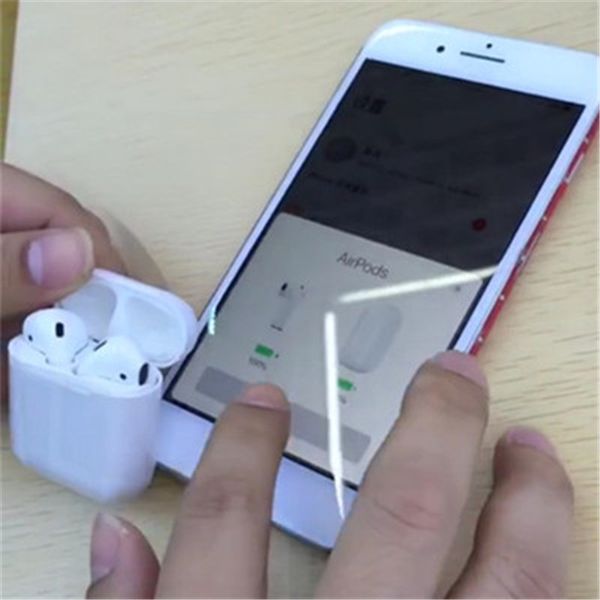 

2019 for w1 chip airpod bluetooth ca e upercop double ear earphone ca e work touch voice control connect to icloud a