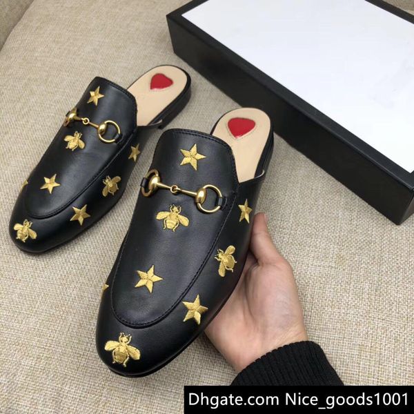 

baotou slippers for men women 2019 soft cowhide outdoor beach lazy slippers designer luxury cartoon slippers large size us5-11 42 wholesale