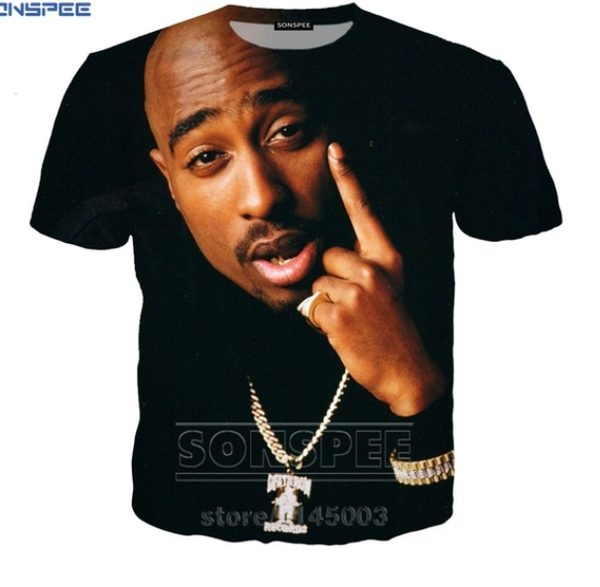 

унисекс рэпер 2pac тупака biggie smalls футболка мужская мужчины женщины tupac 2pac толстовка 3d печати с коротким рукавом hip hop tops пуло, White;black
