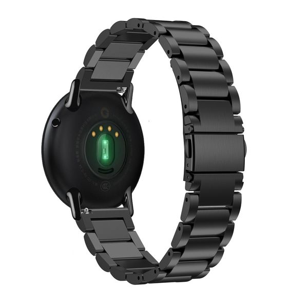 

2019 watch band strap metal clasp for huami amazfit a1602 fashion casual men watch bands business folding clasp stainless steel, Black;brown