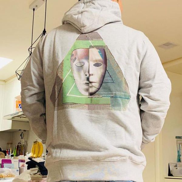 

pala triangle mask hoodie pure color baseball long sleeve pullover hooded street hip hop casual street couple sweatshirt hoodie hfhlwy048, Black