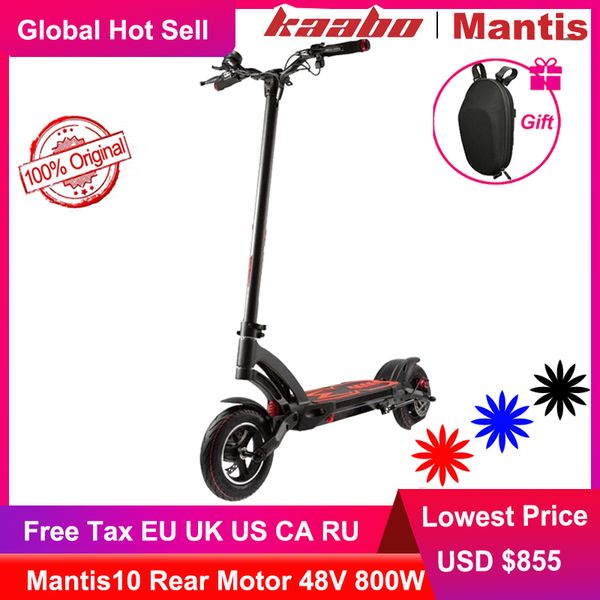 

2020 kaabo mantis dual motor e-scooter 48v 17.5ah battery 800w motor electric scooter two wheel foldable scooter