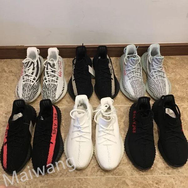 

with box kanye west yeezy&#13yeezys&#13yezzy&#13yezzys&#13clay boost 350 designer static v2 reflective mens womens running shoes def20, Black;white