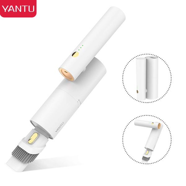 

yantu handheld car vacuum cleaner rotatable mini vacuum for car & home high power - dc 12.6v cordless portable vac cleaner v02p