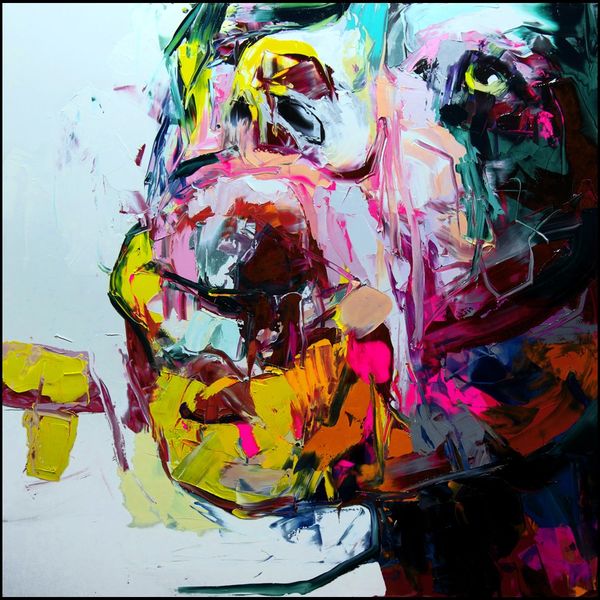 

франсуаза нилли мастихин впечатление главная произведения искусства современный портрет ручной работы картина маслом на холсте вогнутая и вы