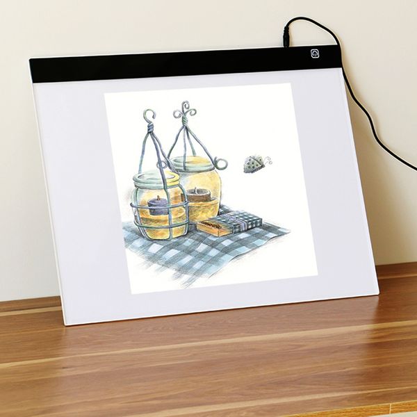 

a3 portable led tracing light pad drawing board artist drawing board table tracer for sketch,drawing,tattoo(dc port