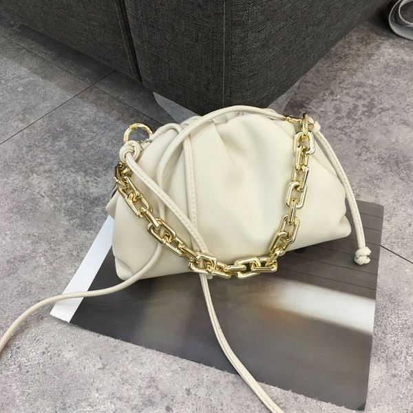 

2020 новая мода толстые цепи плеча сумка женщины hobos сумка кожи высокого качества сладкие путешествия тотализаторы