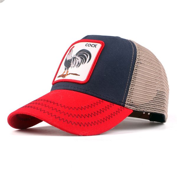 

Custom Baseball Cap Hip-hop Street Fashion Personality high quality Outdoor Cute Animal 6style cock Rooster Sport Hat Caps For Women and Men