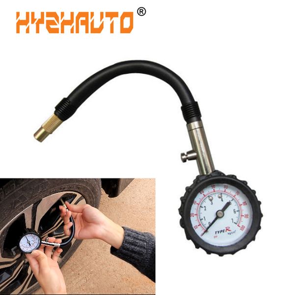 

1pcs auto car truck bike motorcycle tyre air pressure gauge meter tire pressure gauge 0-100 psi vehicle air tester
