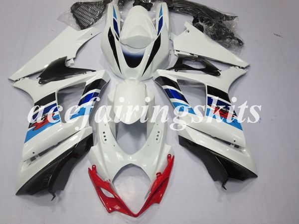 

4 gifts new abs motorcycle full fairings set fit for suzuki gsx-r1000 k7 2007 2008 07 08 bodywork set custom white